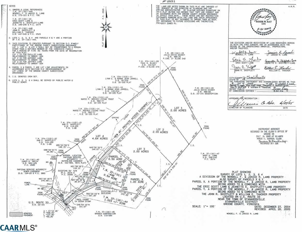 Property Photo:  Lambs Ln Lots 1 2 3  VA 22973 