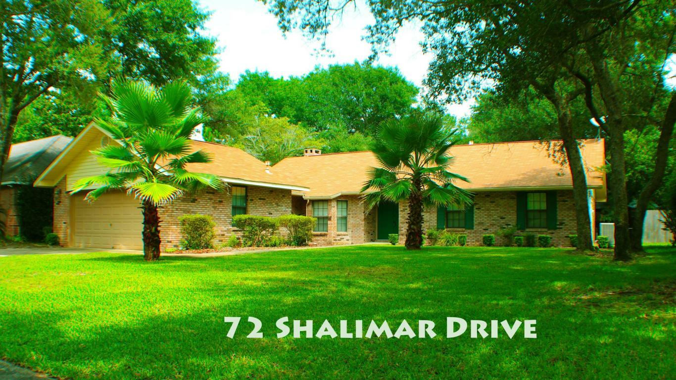 Property Photo:  72 Shalimar Drive  FL 32579 