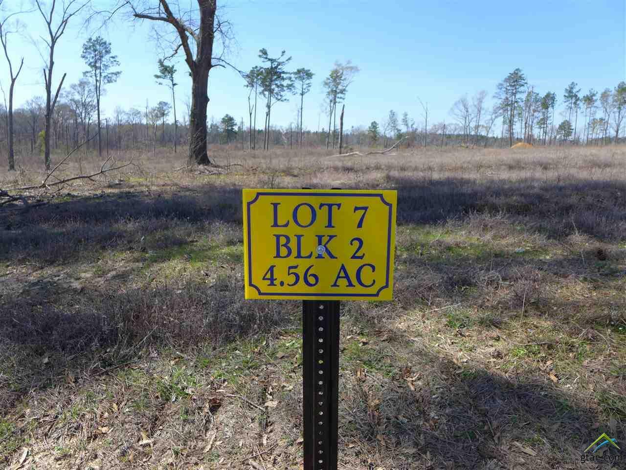 Property Photo:  Tbd Clydesdale Ct. Lot 7, Blk 2  TX 75605 