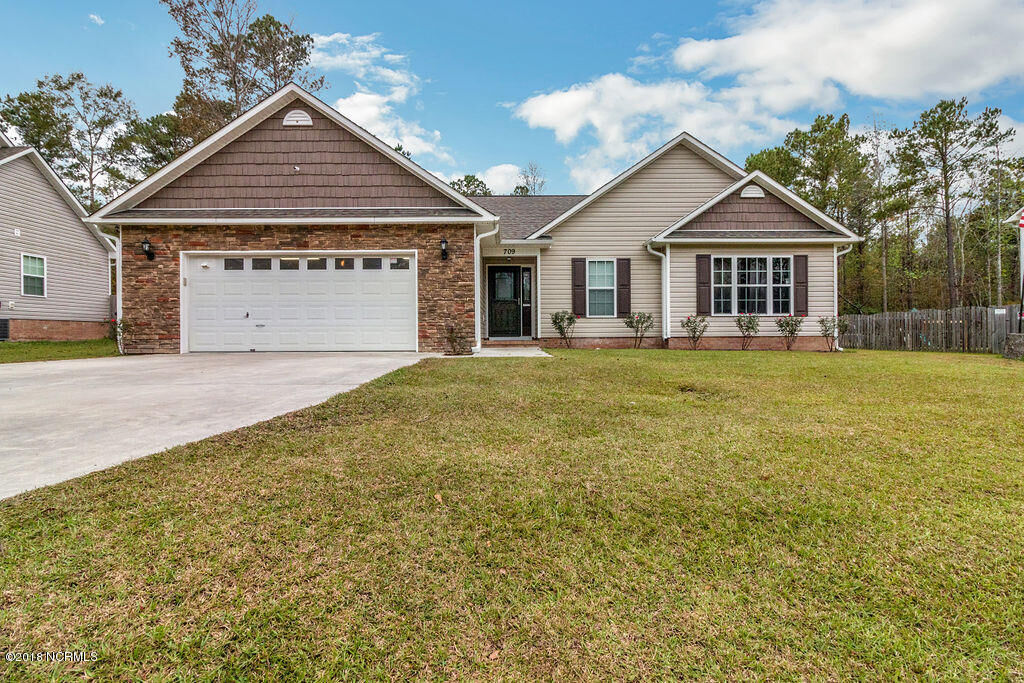Property Photo:  709 Cattail Court  NC 28540 