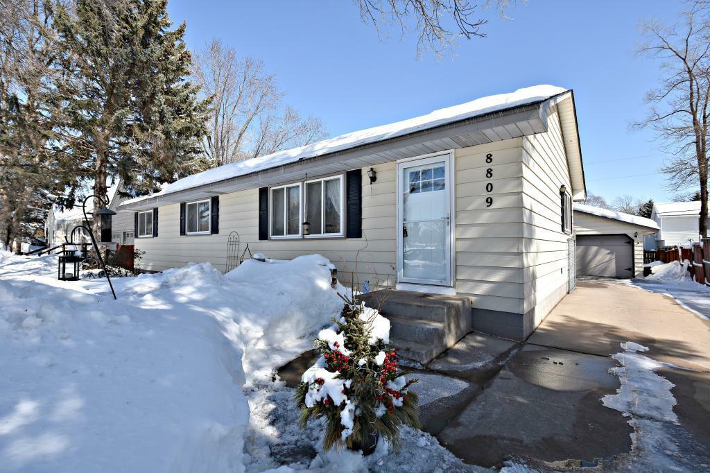 Property Photo: 8809 Tyler Street NE MN 55434