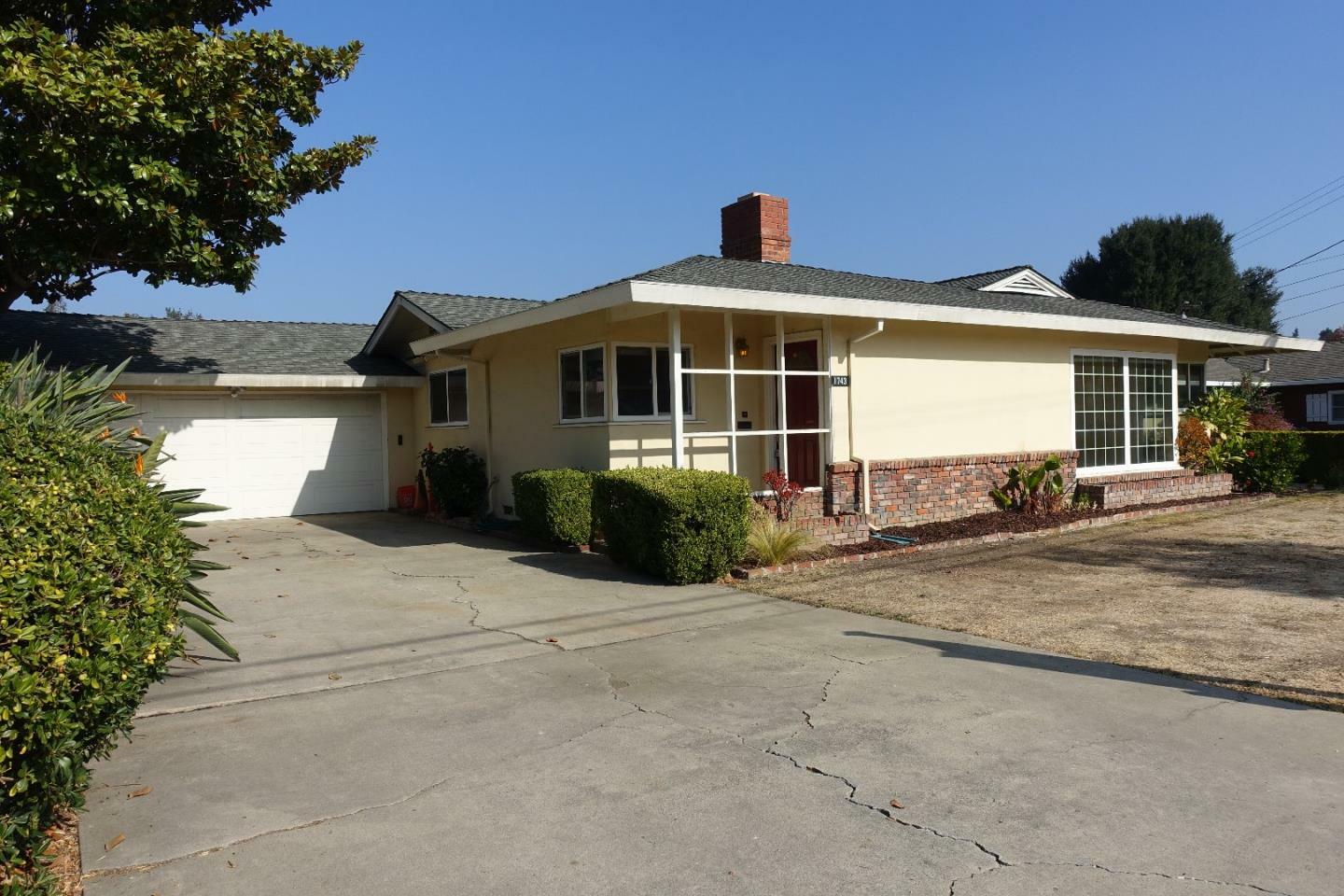Property Photo:  1743 Santa Barbara Drive  CA 95125 