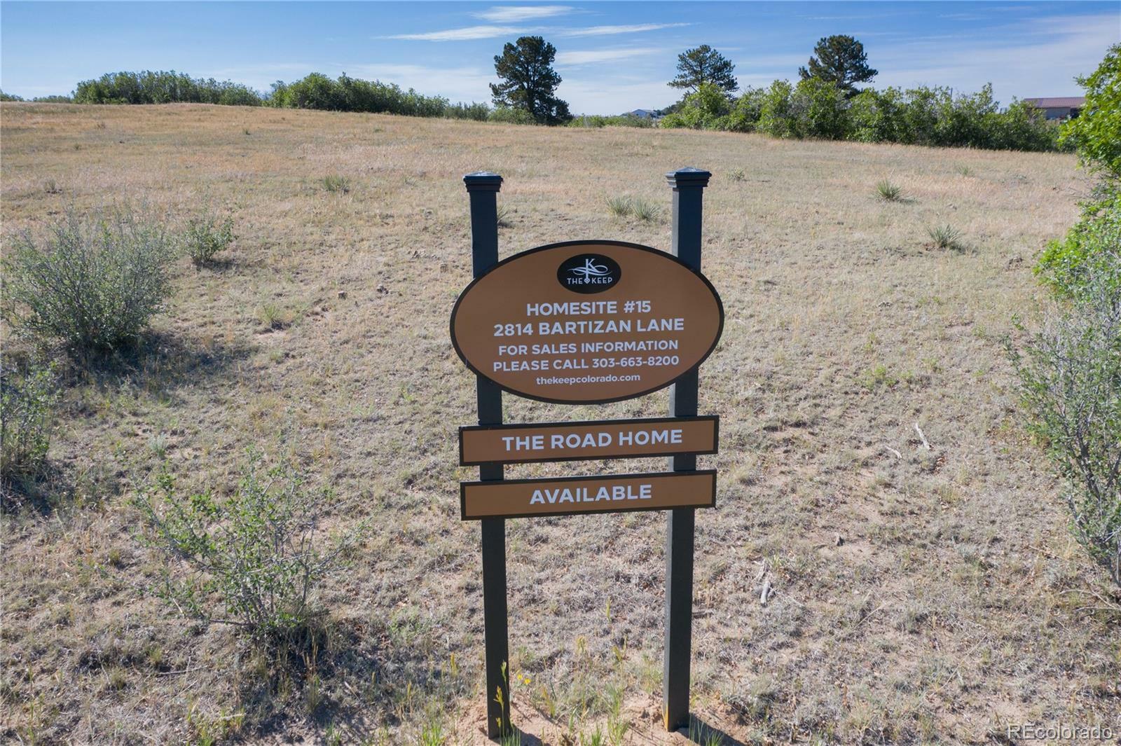 Property Photo: 2814 Bartizan Lane CO 80135