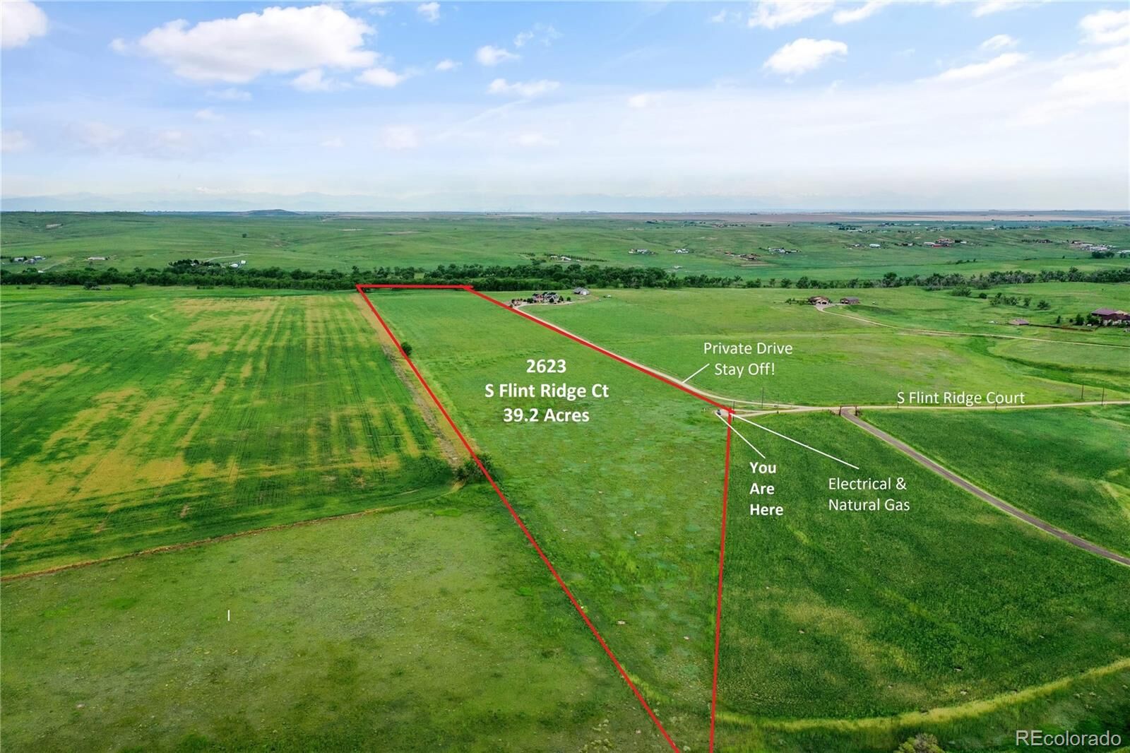 Property Photo: 2623 S Flint Ridge Court CO 80102