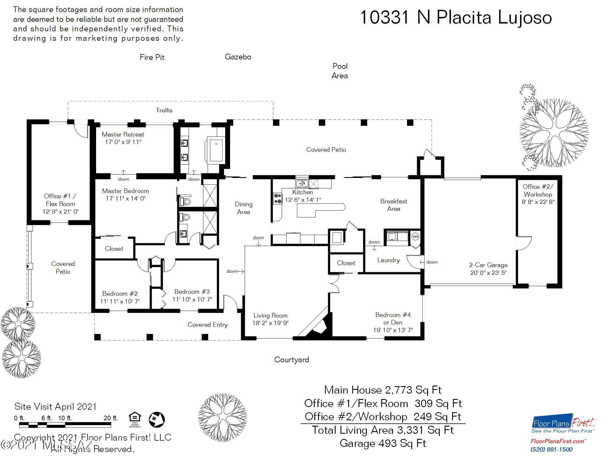 Property Photo:  10331 N Placita Lujoso  AZ 85737 