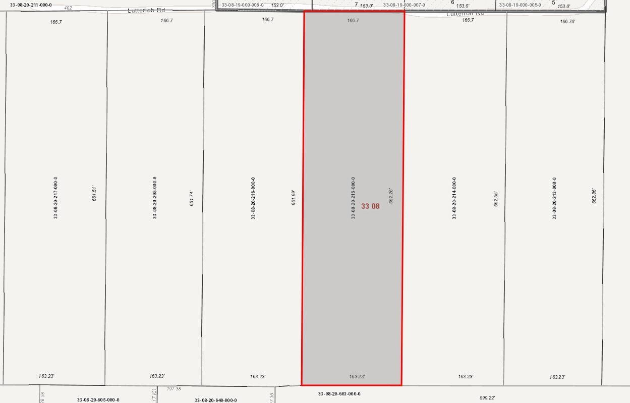 Property Photo: Track C Lutterloh Road -- FL 32305