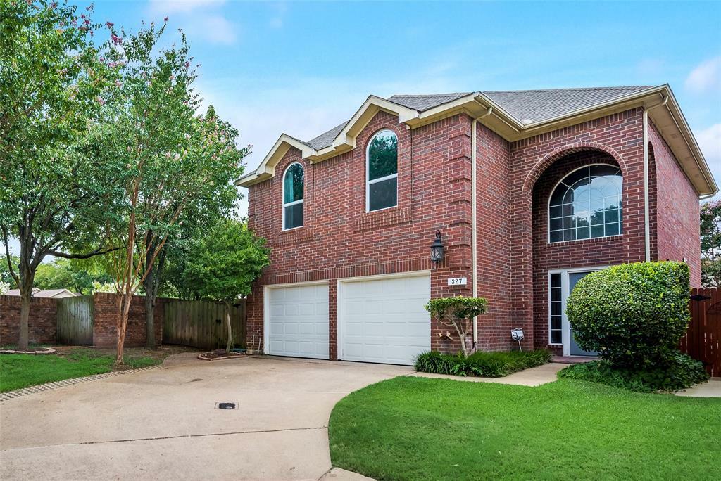 Property Photo:  327 Arbor Court  TX 76039 