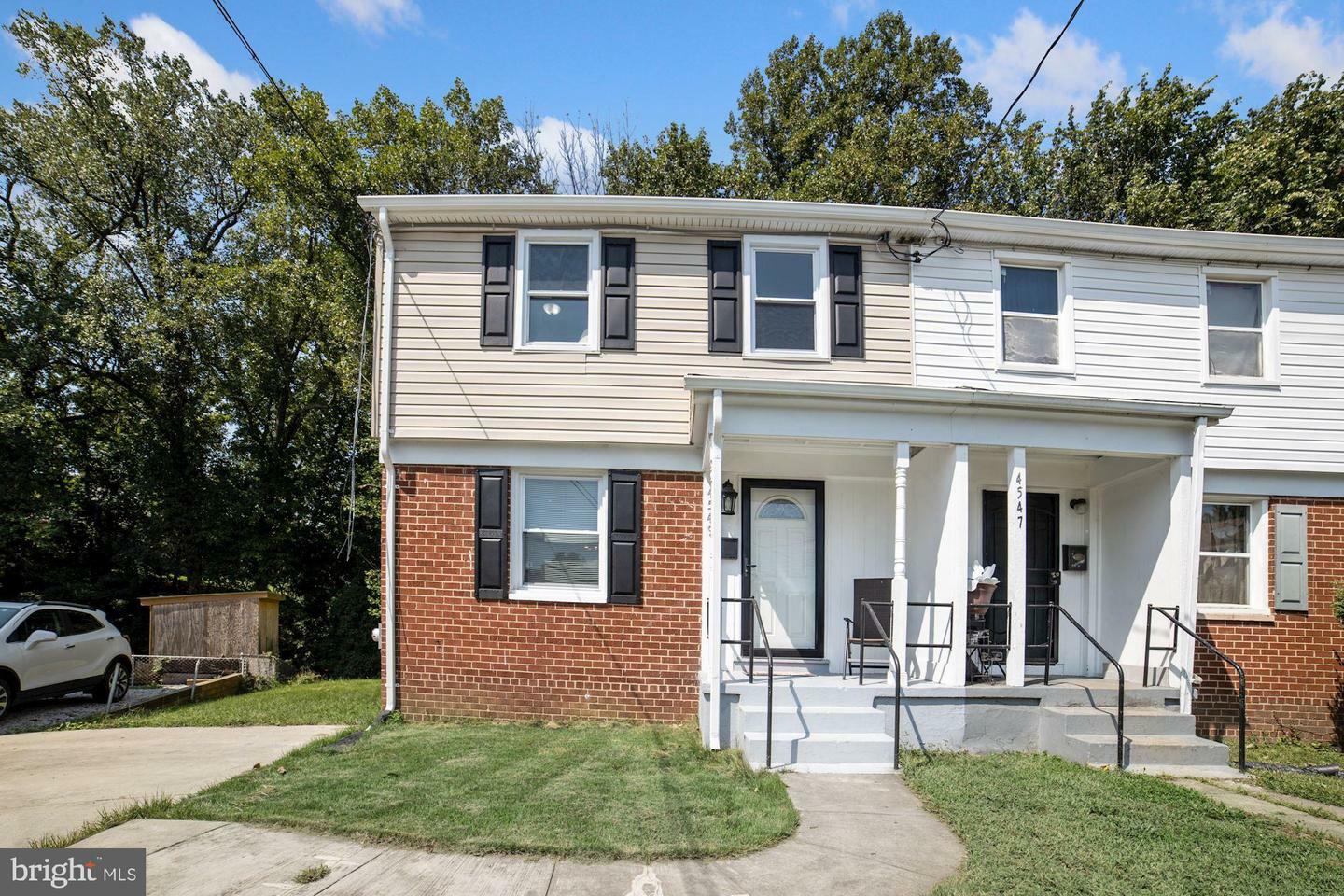 Property Photo: 4549 Akron Street MD 20748