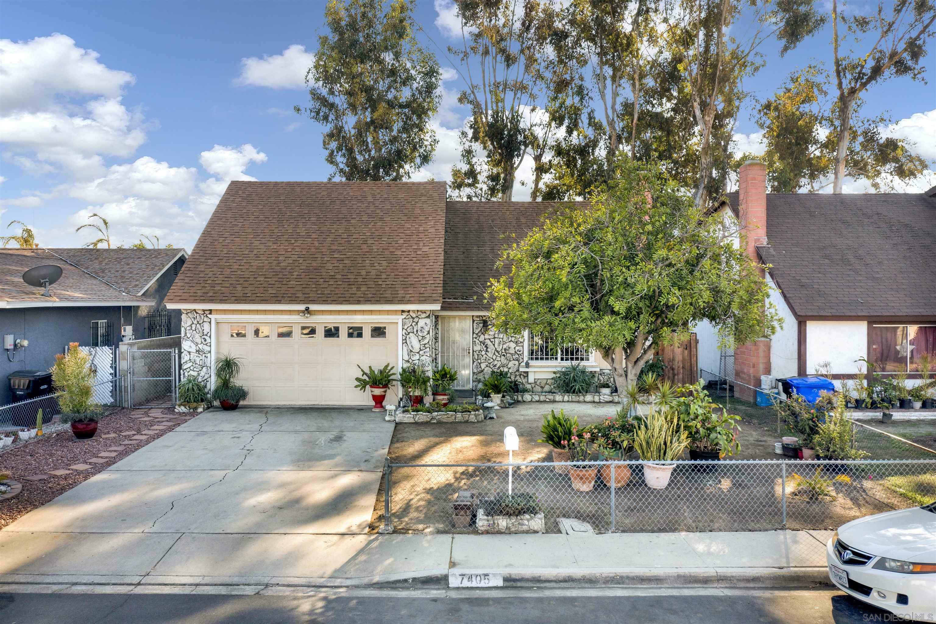 Property Photo:  7405 Peter Pan Ave.  CA 92114 