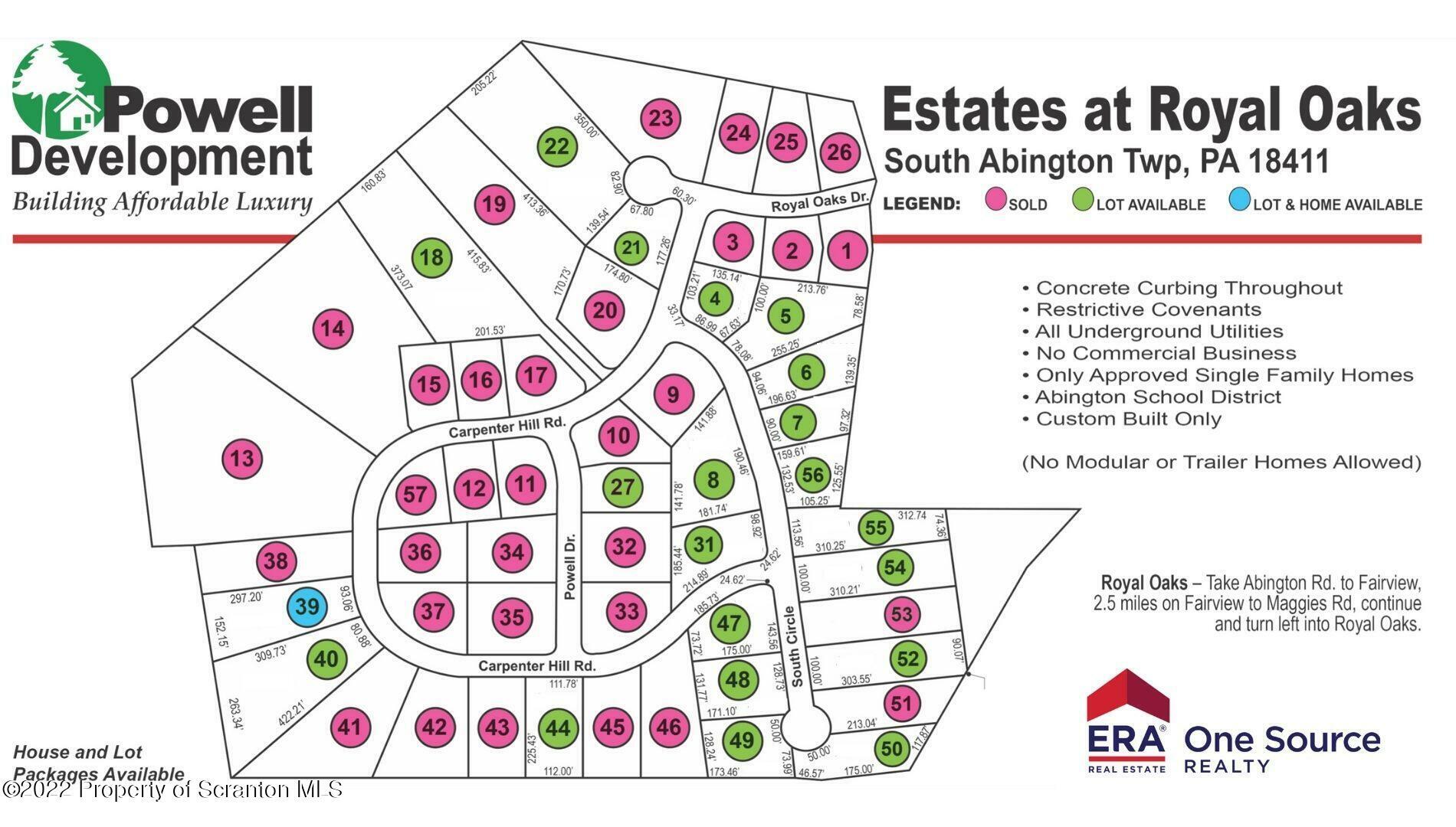 Property Photo:  Lot #44 Carpenter Hill Rd.  PA 18411 