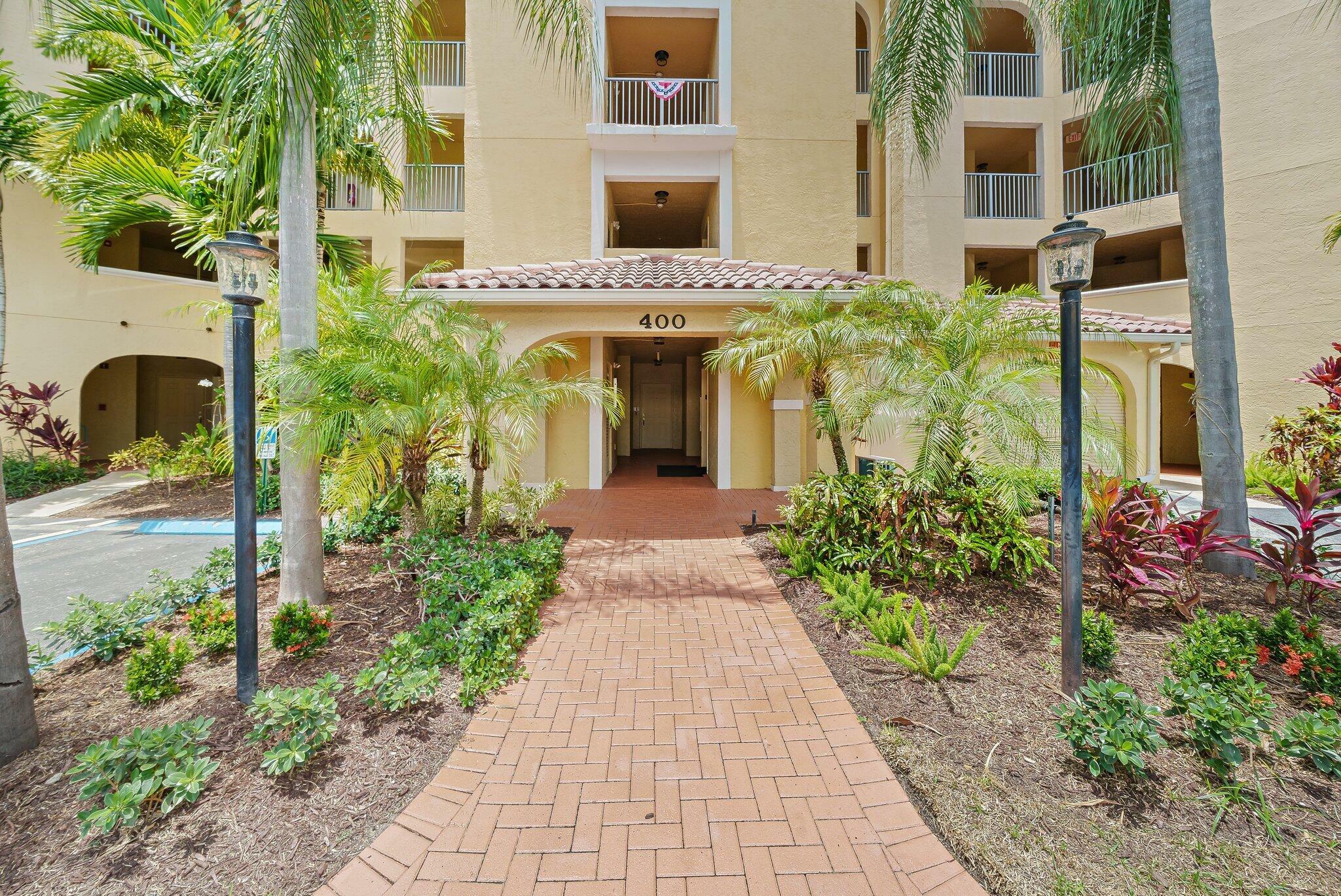 Property Photo: 400 Uno Lago Drive 205 FL 33408