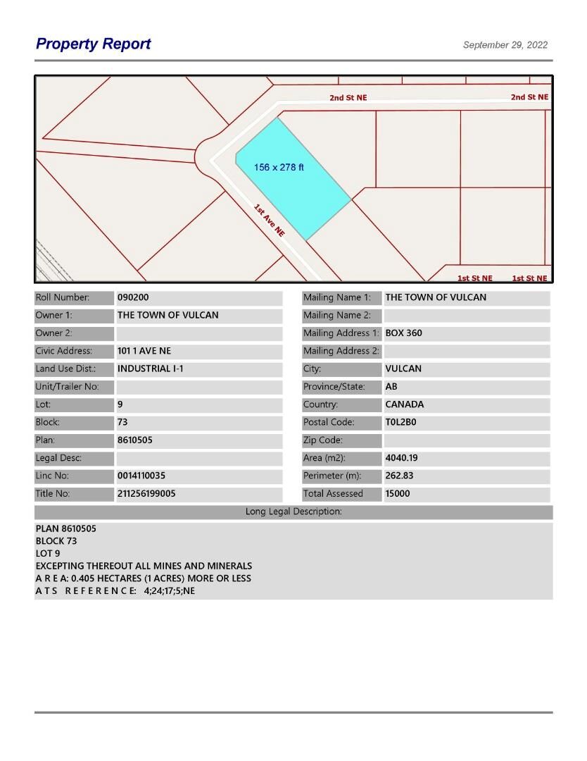 Property Photo: 101 1 Avenue NE AB T0L 2B0