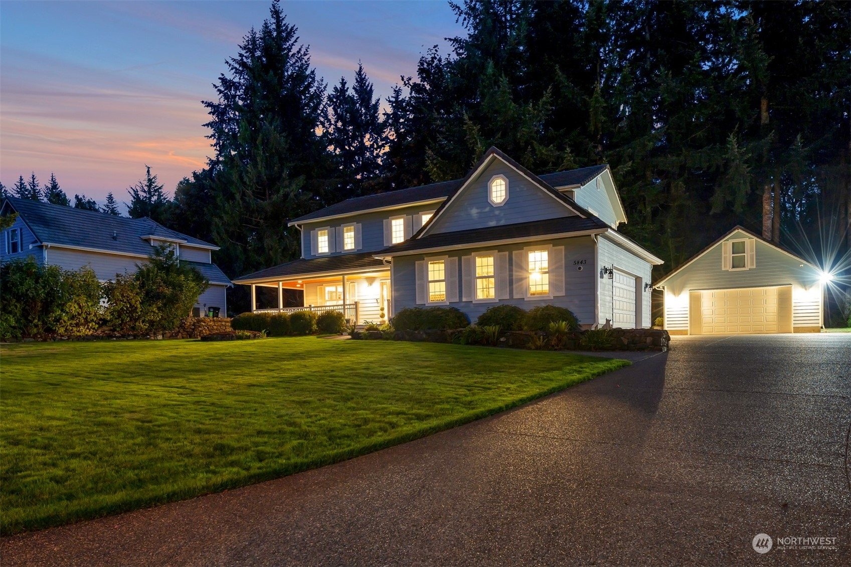 Property Photo:  5843 Capitol Forest Loop SW  WA 98512 