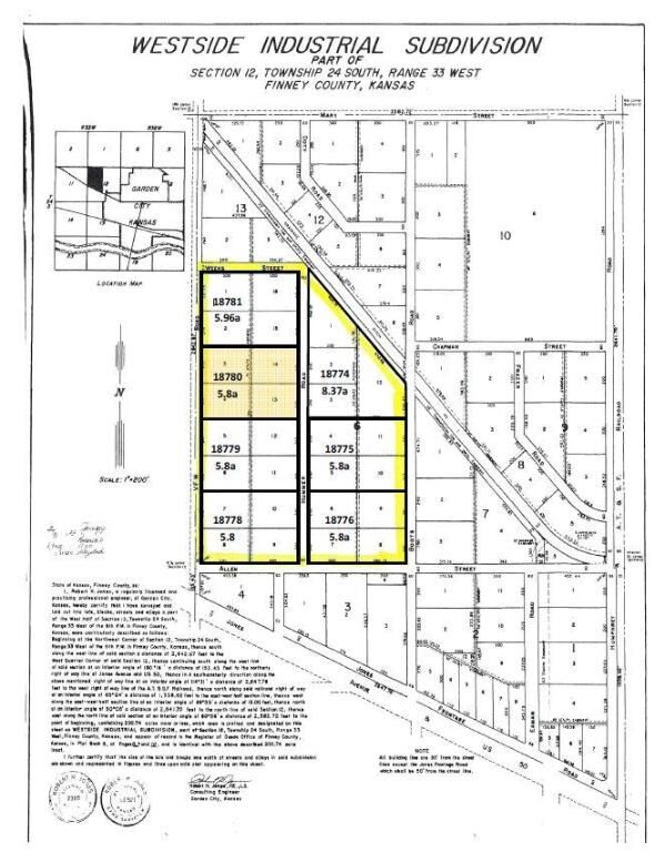 0 Vwf Lots 3, 4, 13, 14 Block 5 Road  Garden City KS 67846 photo