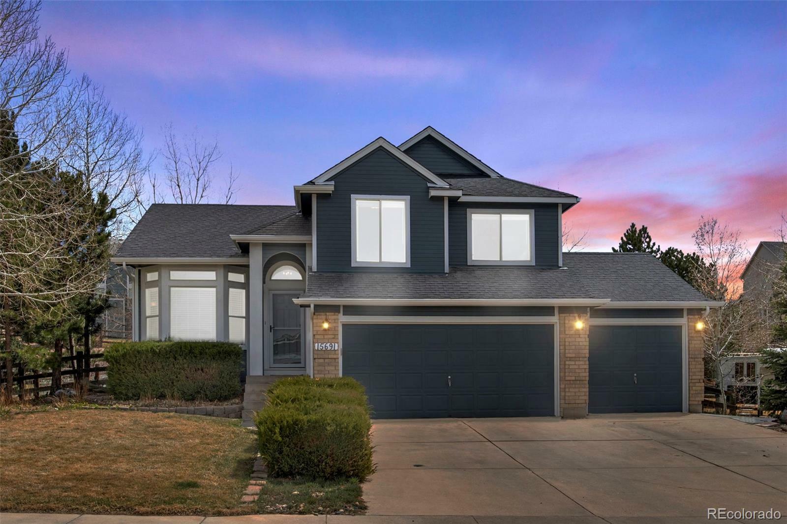 Property Photo: 15691 Dawson Creek Drive CO 80132