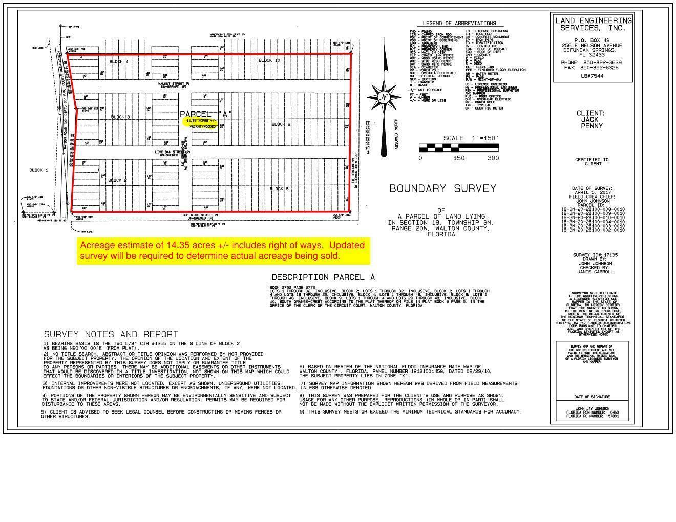 Property Photo:  Lots Xxxxx Watson Road  FL 32433 