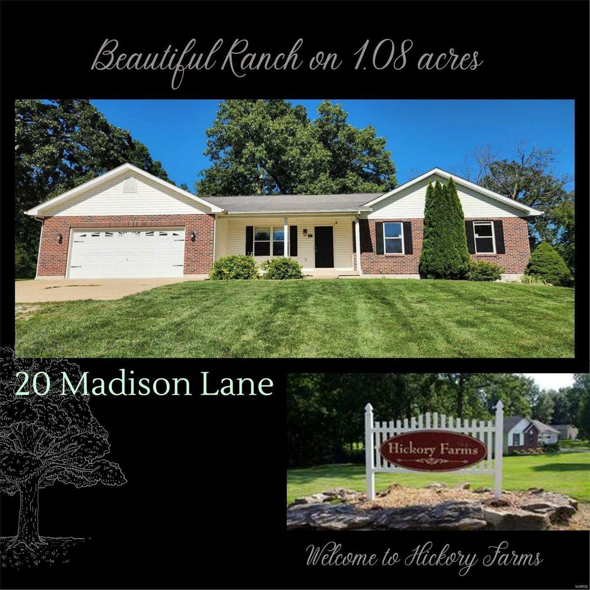 Property Photo:  20 Madison Lane  MO 63349 