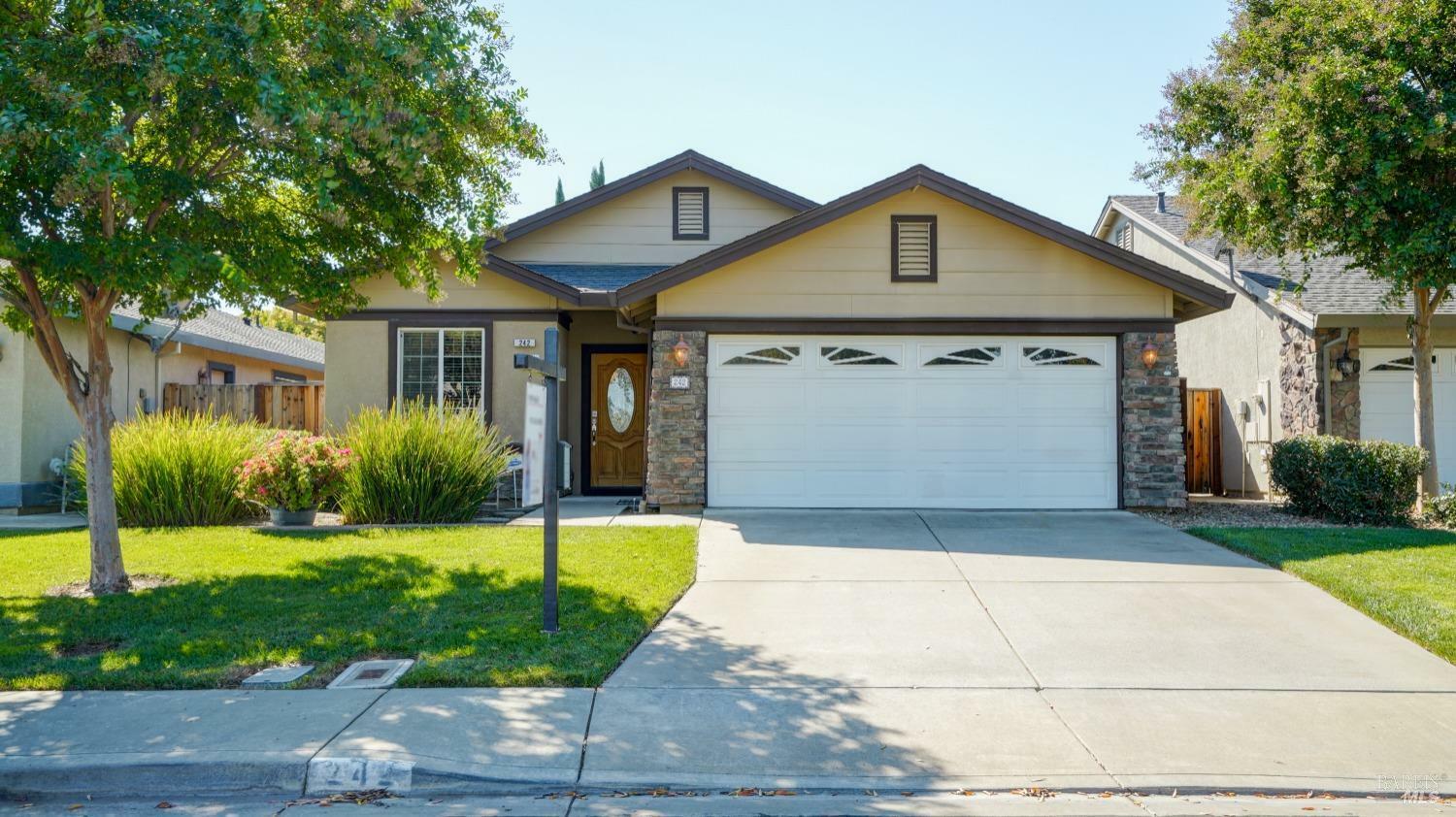 Property Photo:  242 Town Center Way  CA 95687 