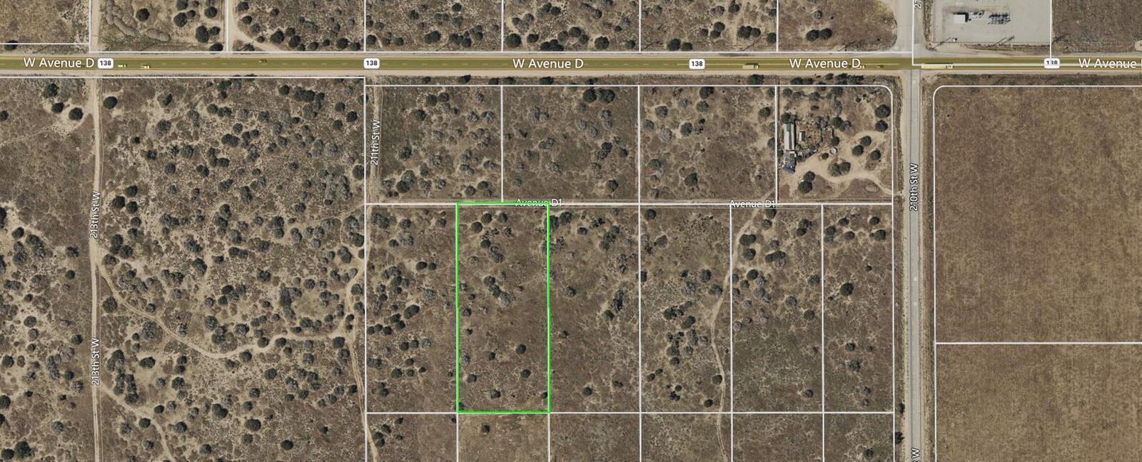 Property Photo: 0 211th St W &Amp Ave D1 Avenue CA 93536