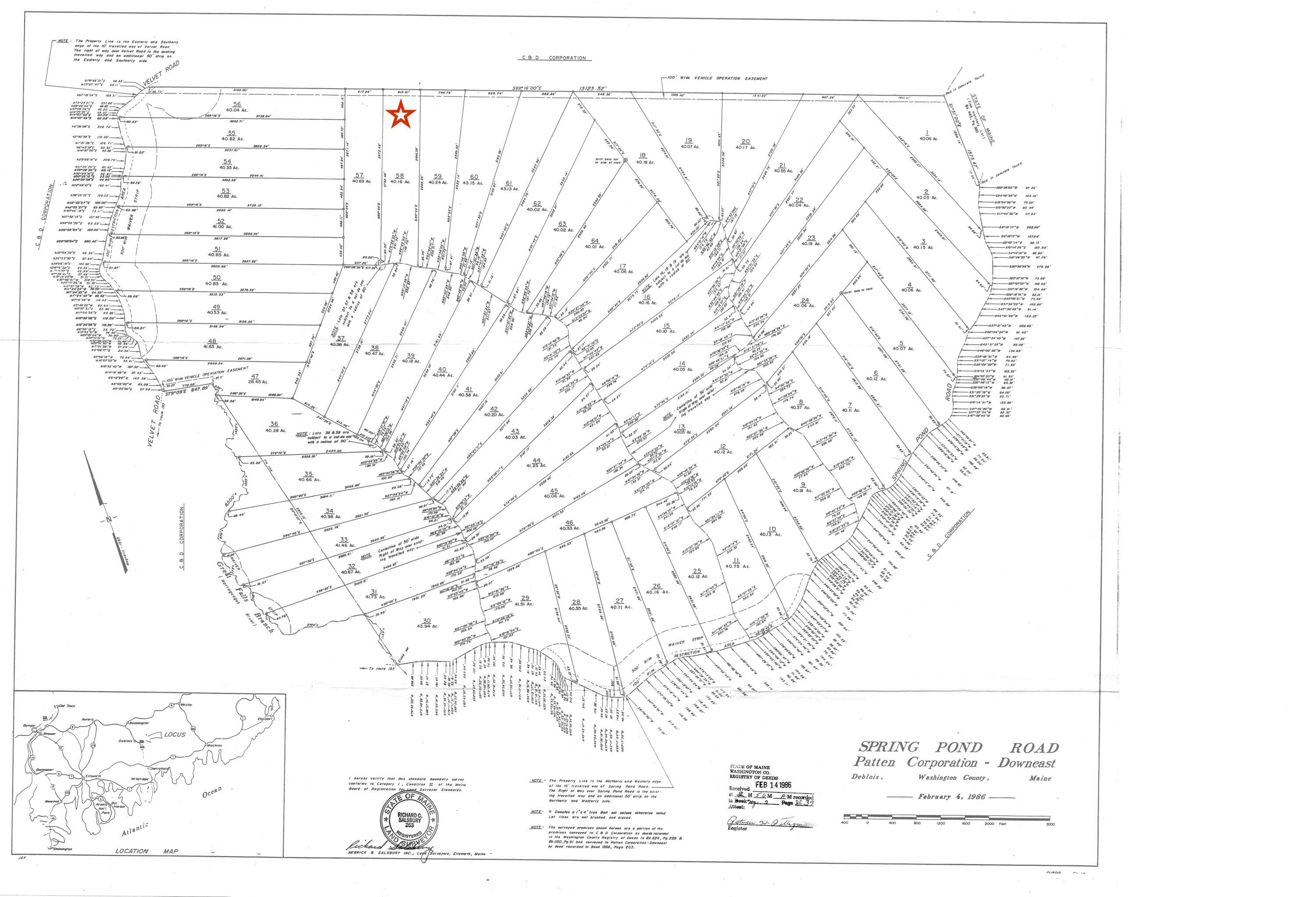 Property Photo:  Lot58 Eleanor Mae Road Road  ME 04622 