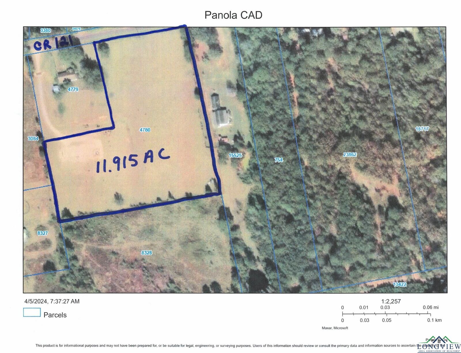 Property Photo: Tbd County Road 121 TX 75643