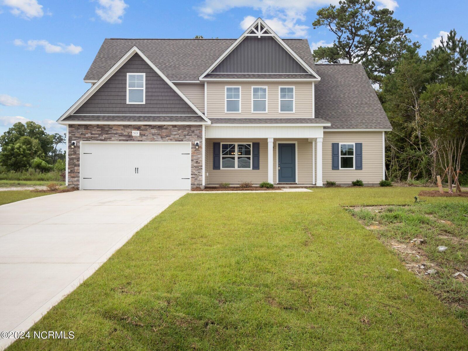 Property Photo:  513 Isaac Branch Drive  NC 28546 