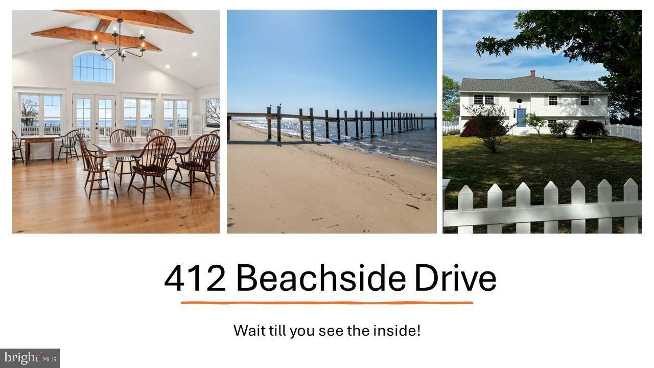 Property Photo:  412 Beachside Drive  MD 21666 