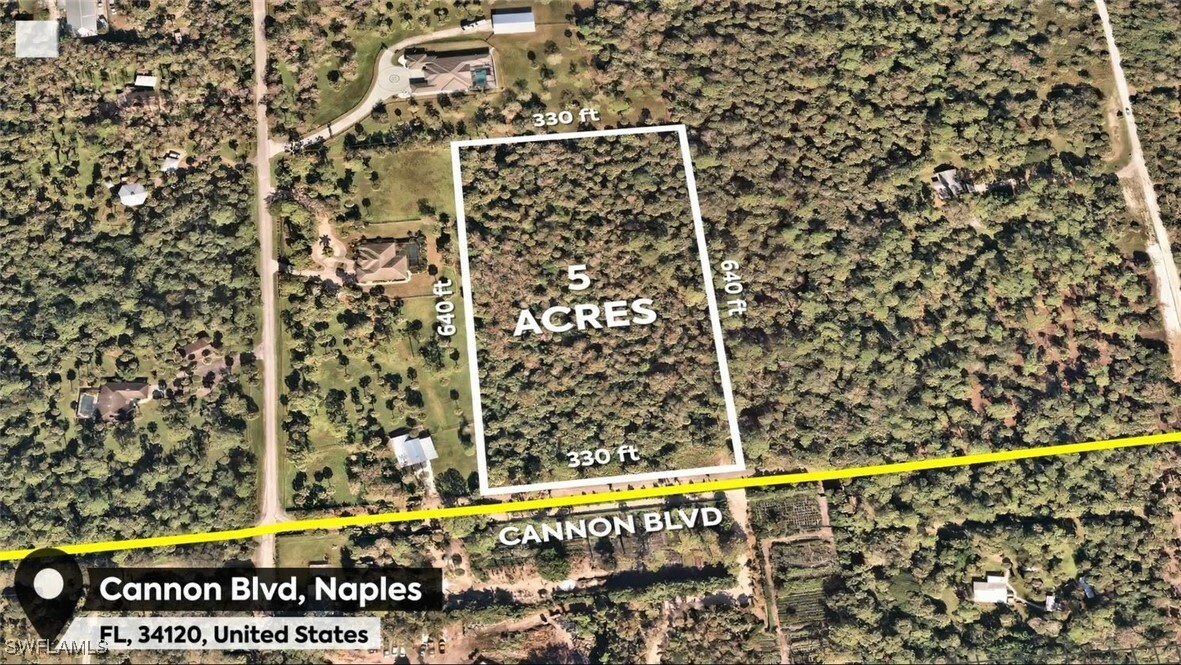 Property Photo: Xxx Cannon Boulevard FL 34120