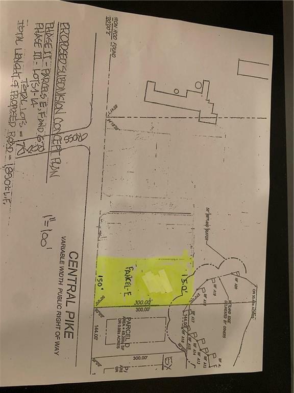 Property Photo: 0 Central Ave. Lot E RI 02919