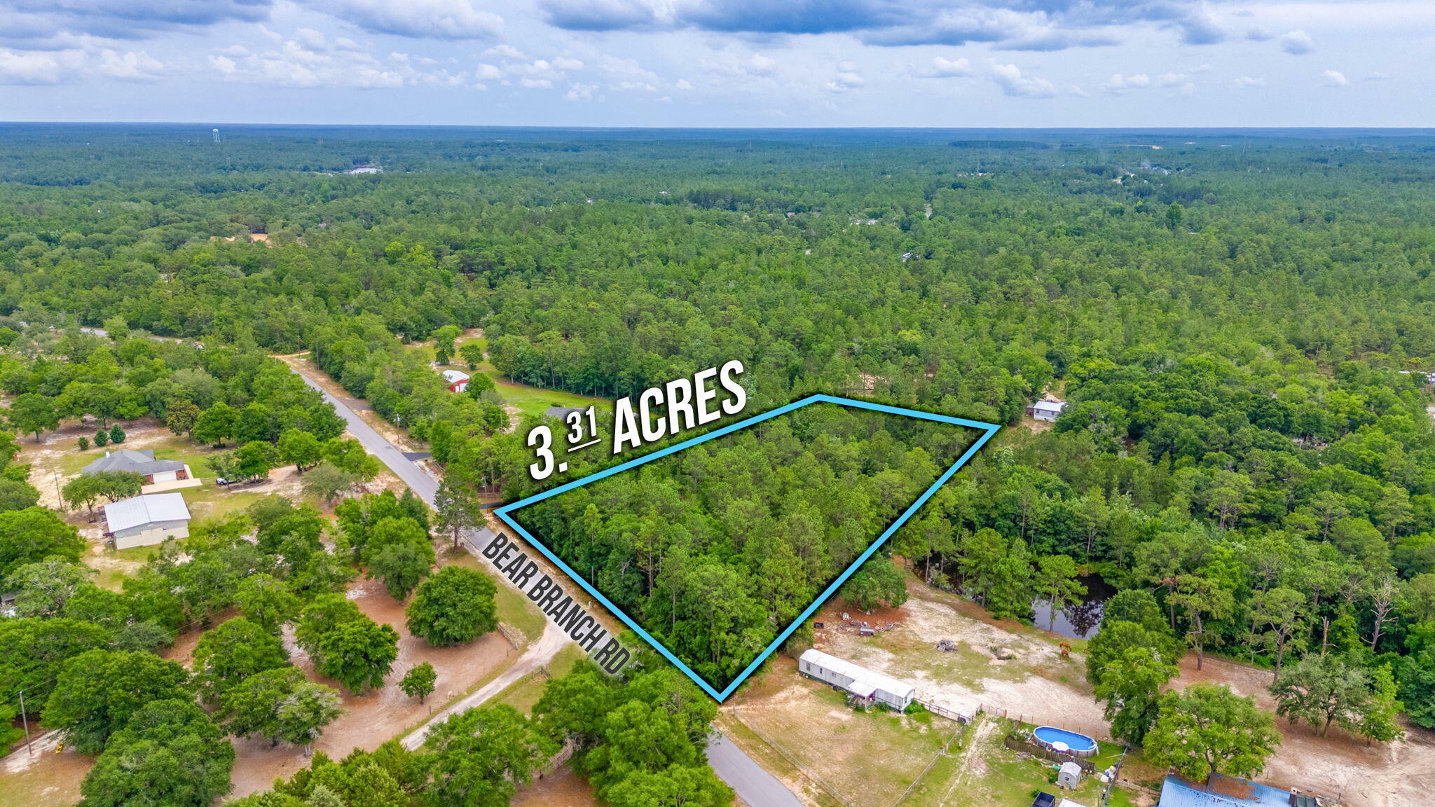 Property Photo: 3.31 Acres Bear Branch Road FL 32539