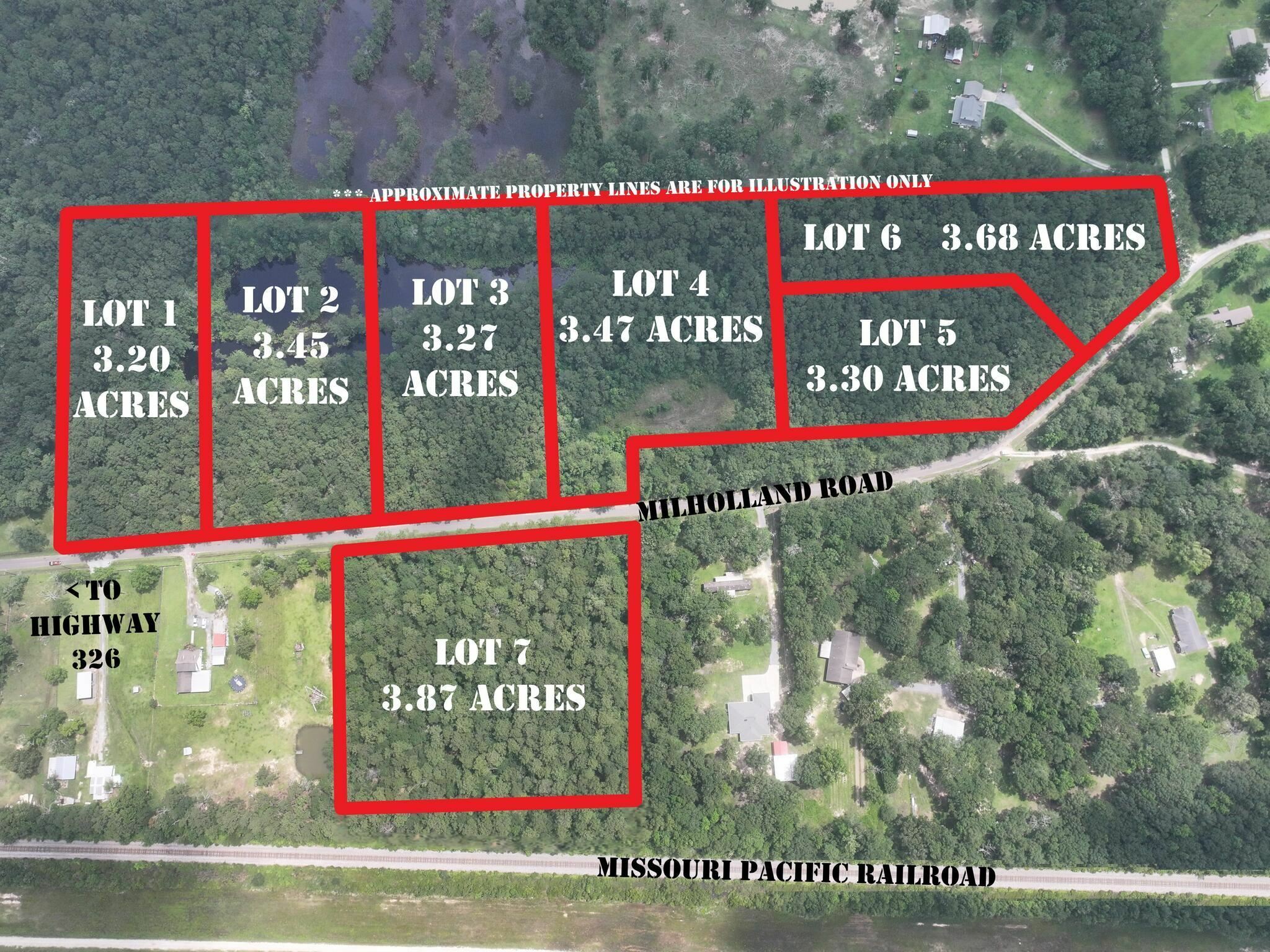 Property Photo:  Lot 4 (Tbd) Millholland Rd.  TX 77659 