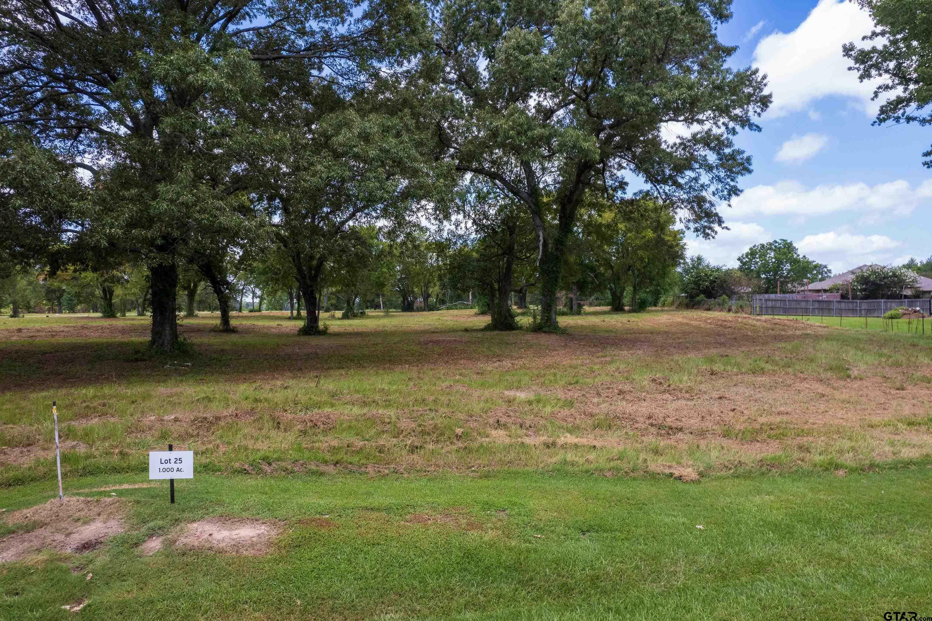 Property Photo:  Tbd Lot 25 Carolina Way  TX 75455 