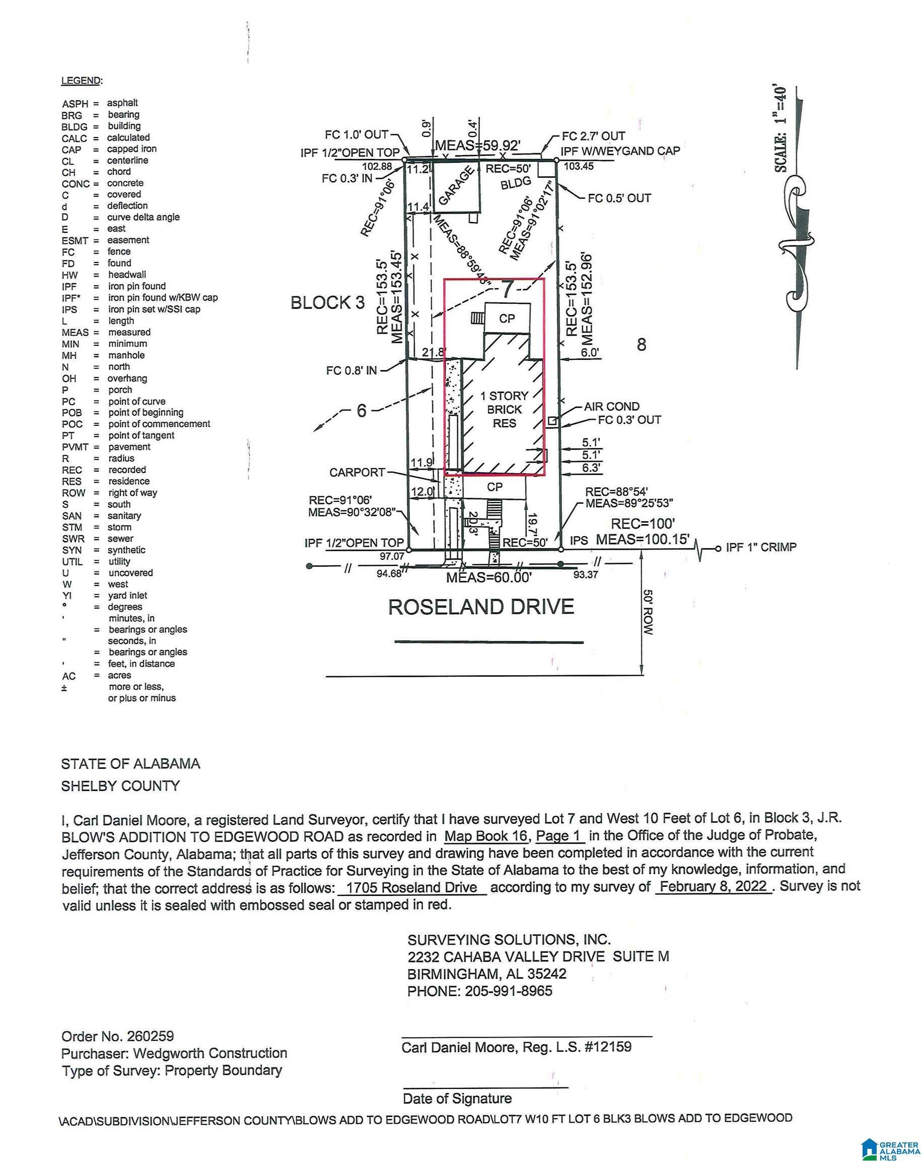 1705 Roseland Lane 0  Homewood AL 35209 photo