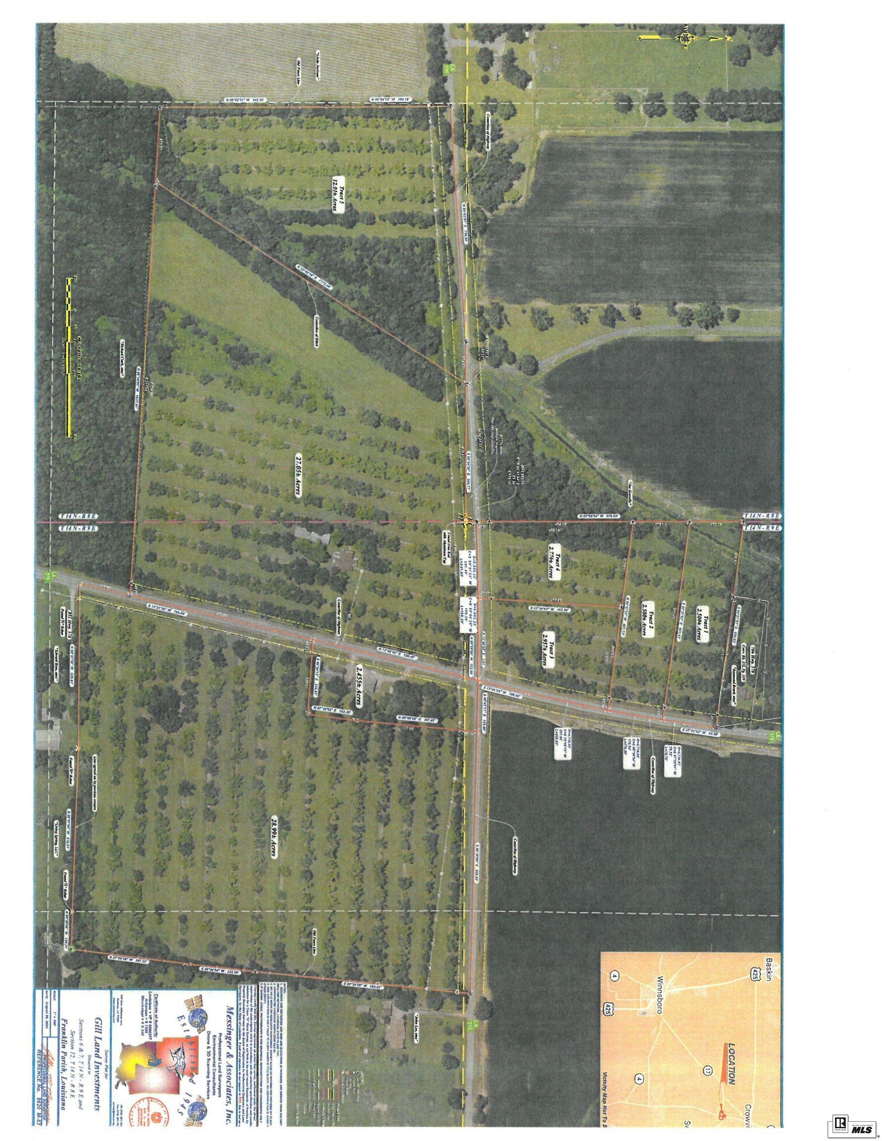 Property Photo:  Tract 3 Highway 578  LA 71295 