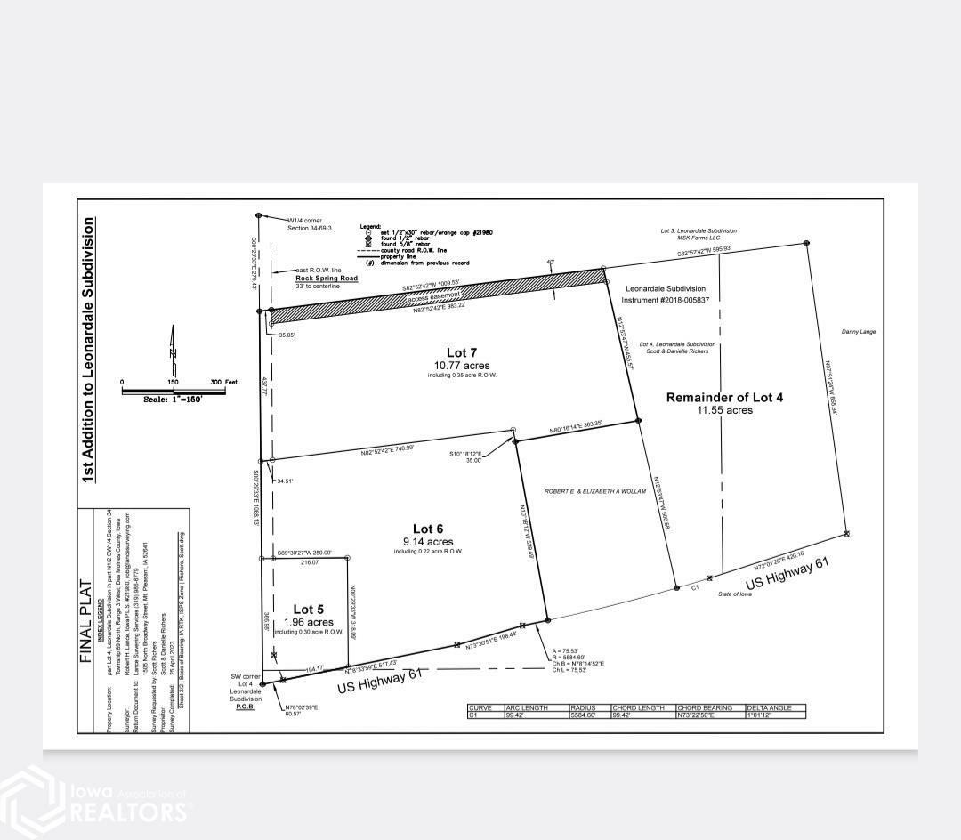 Property Photo:  Lot 7 Rock Spring Rd  IA 52601 