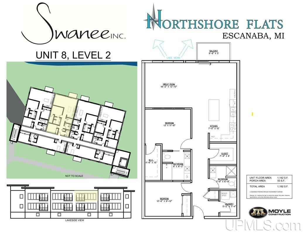 Property Photo: 200 Ludington (Unit 8 Lakeside) Street Proposed Unit 8, Leve MI 49829