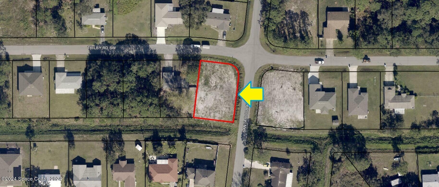 Property Photo:  298 Corner Lot On Trilby Road SW  FL 32908 