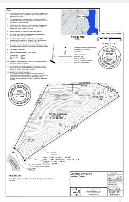 Property Photo:  Lot 2 Ridgeton Circle  AR 72715 