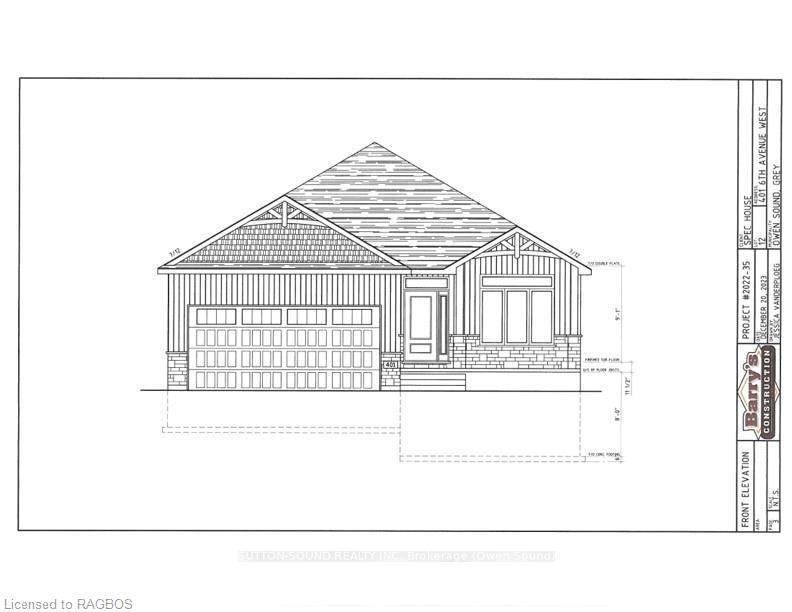 Property Photo: 401 6th Avenue W ON N4K 6K7
