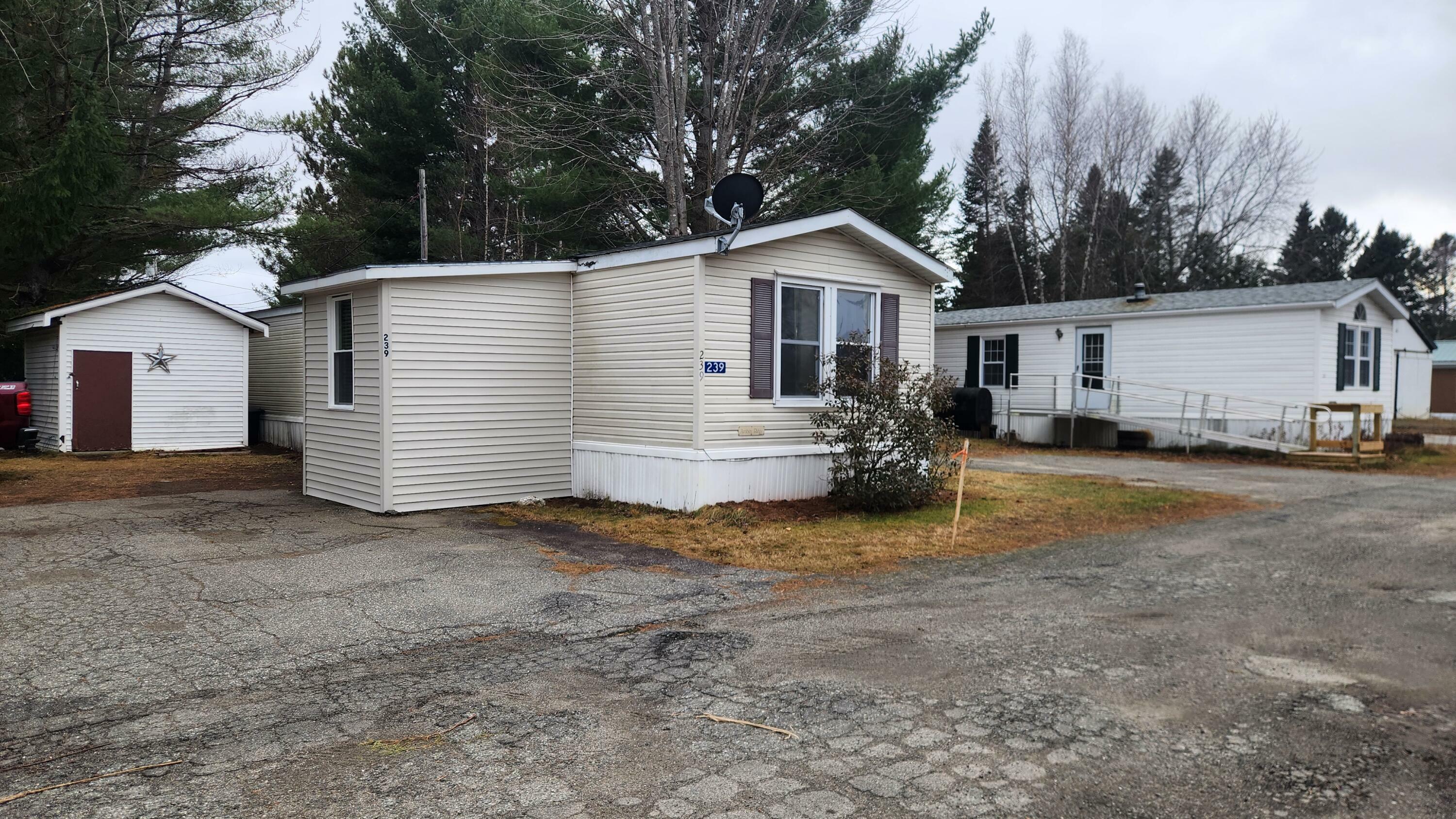 Property Photo:  239 Kellys Mobile Home Park  ME 04462 