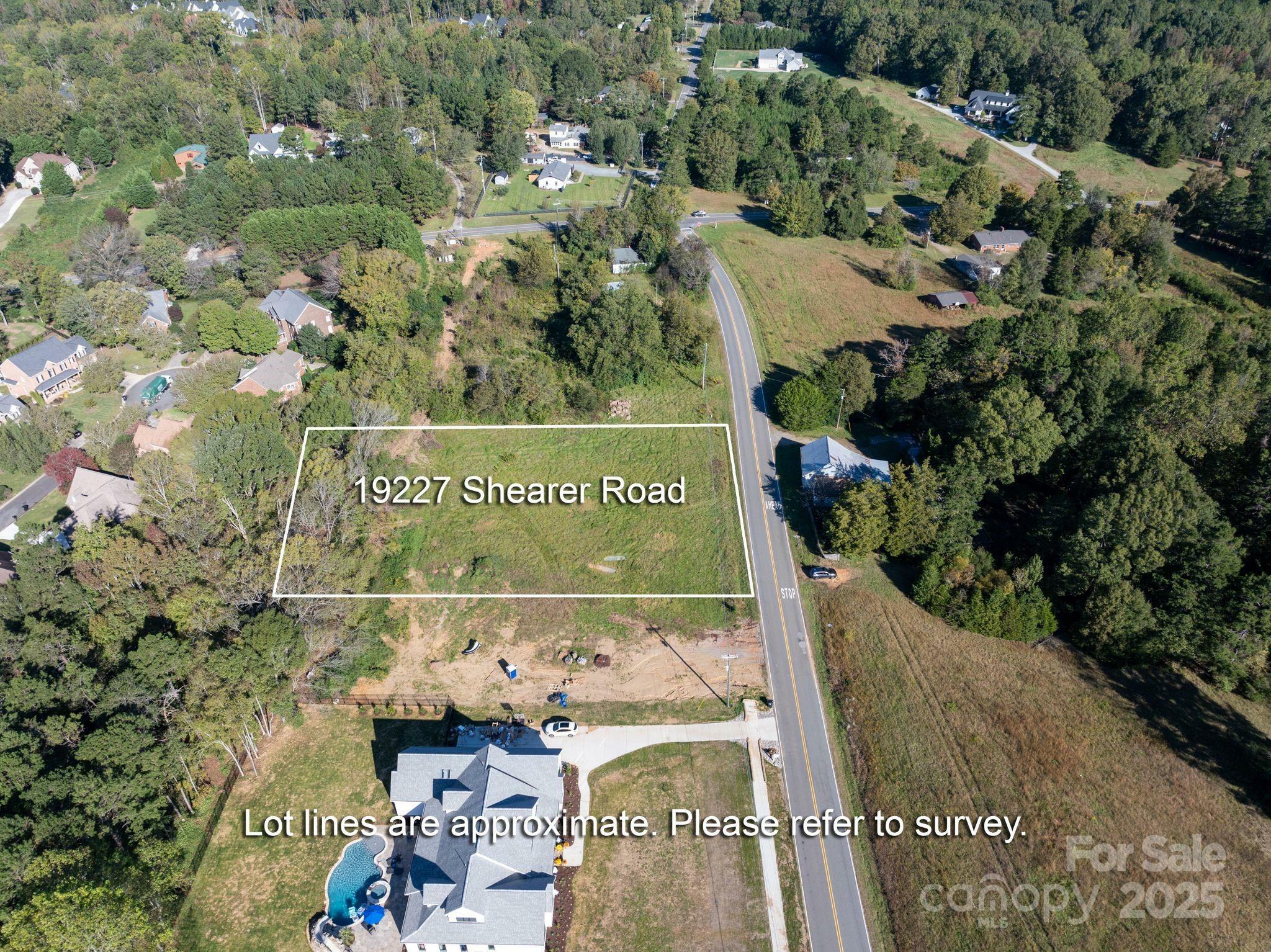 Property Photo:  19227 Shearer Road  NC 28036 