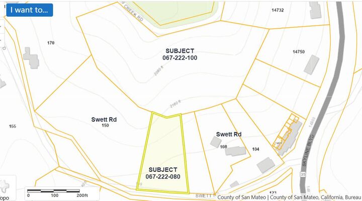 Property Photo: 0 Swett Road CA 94062