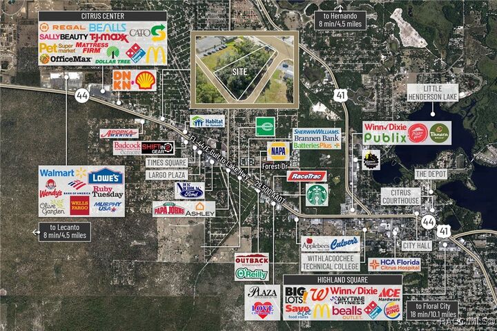 Property Photo: 3413 & 3456 E Gulf To Lake Highway FL 34453