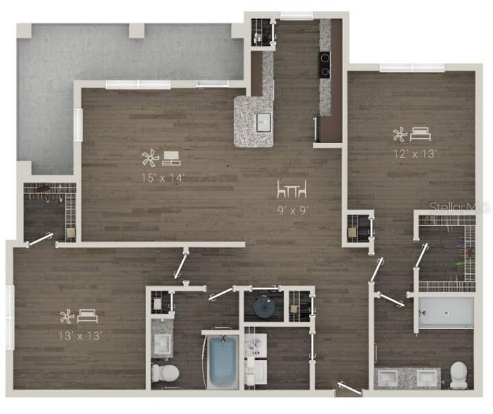 Property Photo: 1420 Lakefront Drive 7114 FL 34240