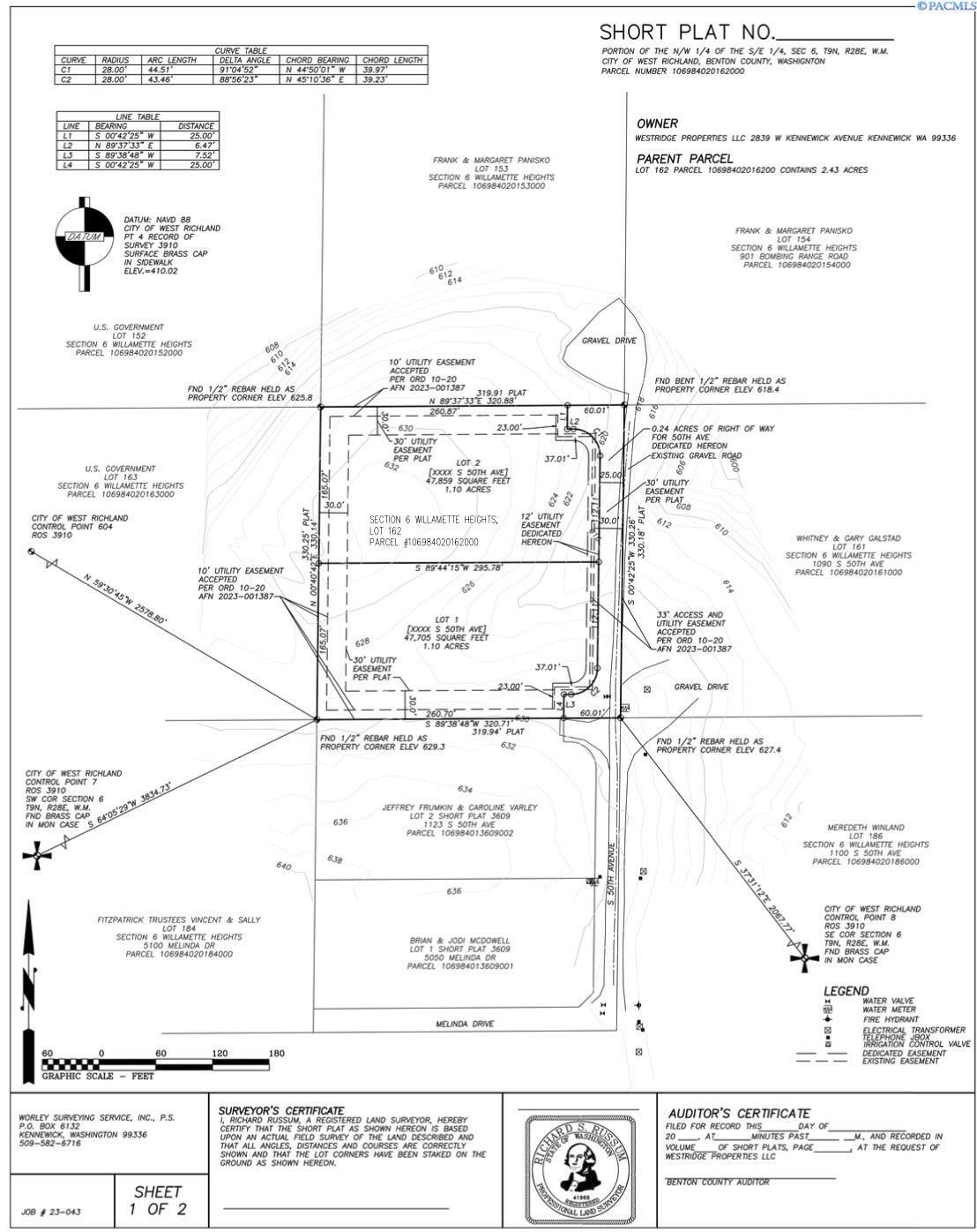 Property Photo:  Lot 2 S 50th St  WA 99353 