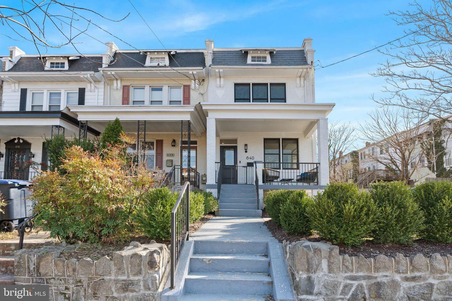 Property Photo: 640 Farragut Street NW DC 20011