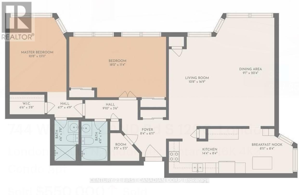Photo de la propriété: 744 Wonderland Road South 1206 ON N6K 4K3