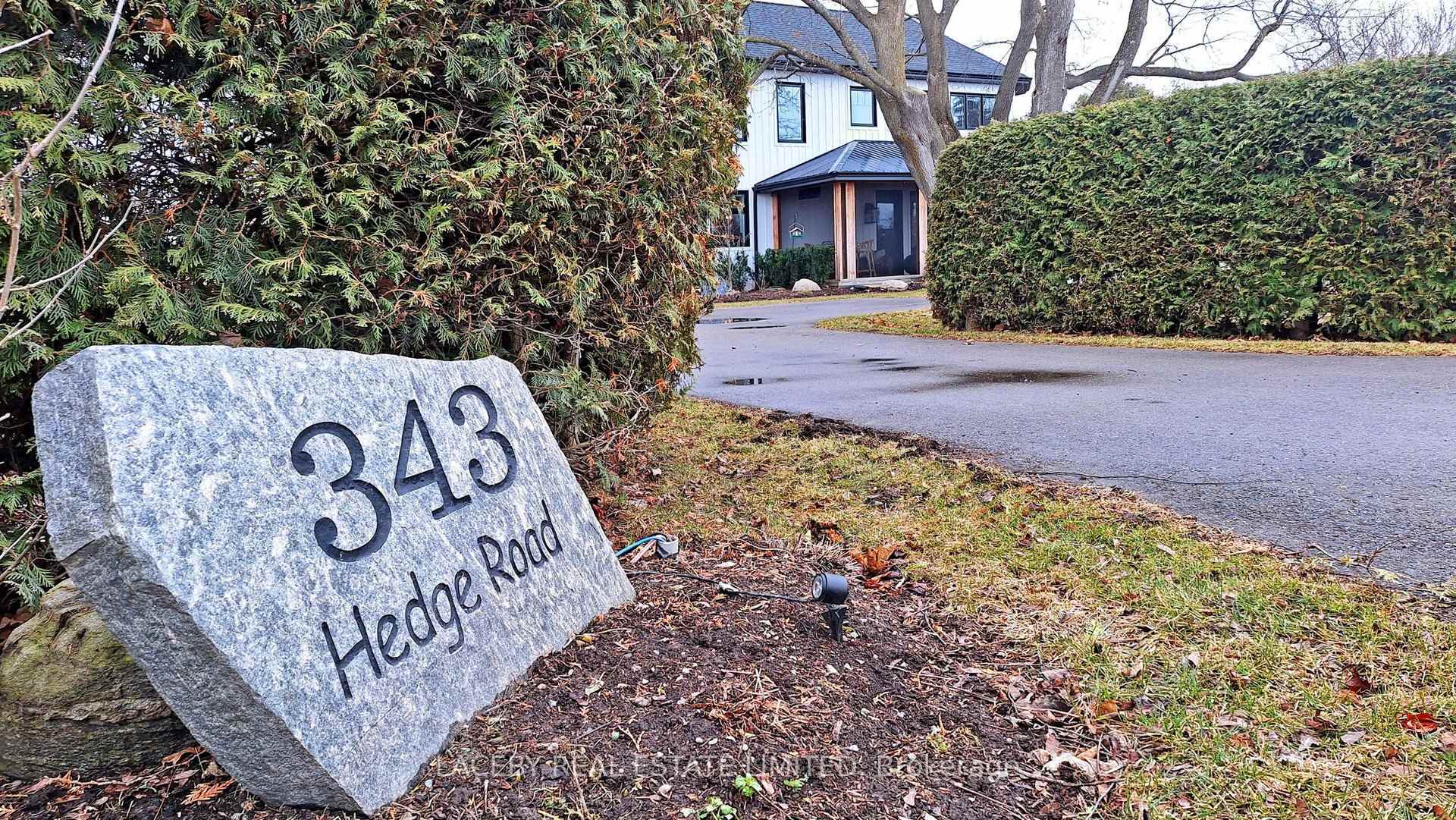 Property Photo: 343 Hedge Road ON L0E 1R0