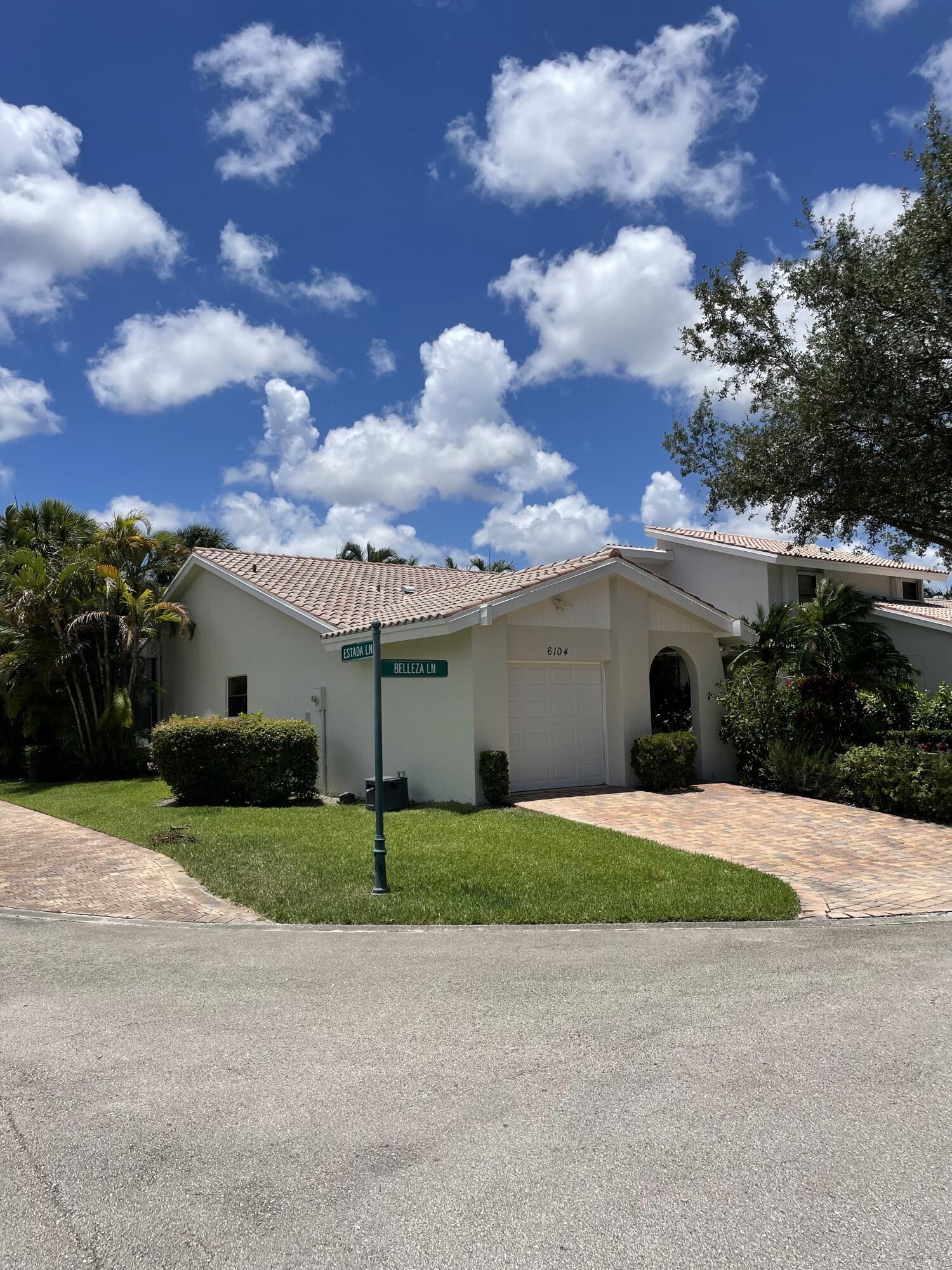Property Photo: 6104 Belleza Lane FL 33433