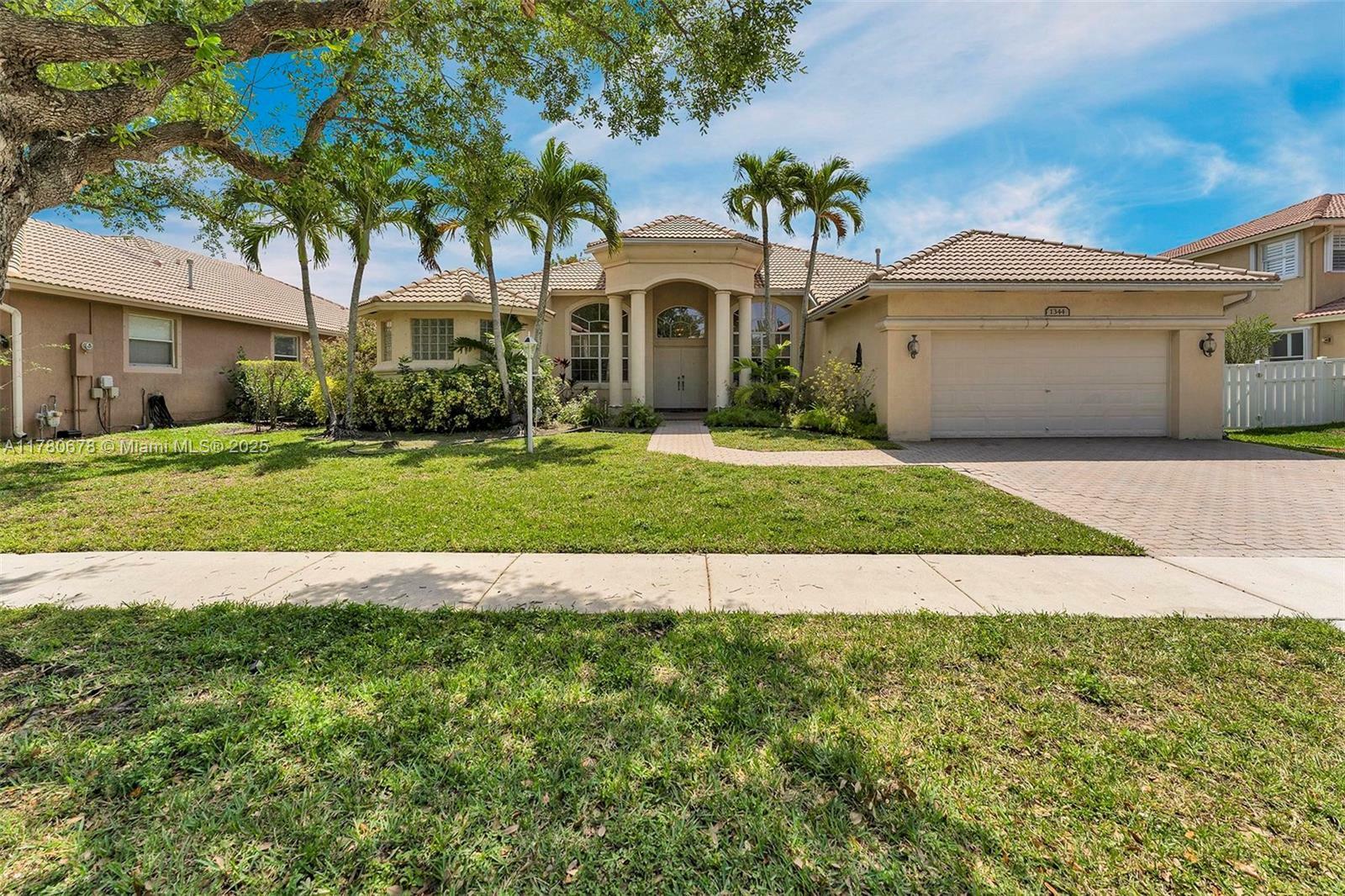 Property Photo: 1344 NW 139th Ter FL 33028